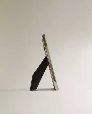 ZARA HOME МЕТАЛЛИЧЕСКАЯ РАМКА, СЕРЕБРЯНЫЙ
