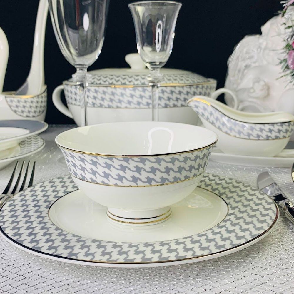 Lenardi 145-414 Набор из 2 салатников 11,5см EARL GREY в под.уп.(х24)Костяной фарфор