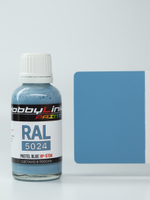 Краска лаковая HobbyLink RAL-5024 Pastel Blue HP-9704