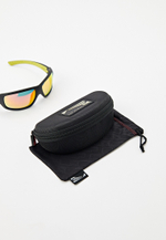 Спортивные очки LiP FLO / Matt Black Mustard / Zeiss / PC / ML Red Lens