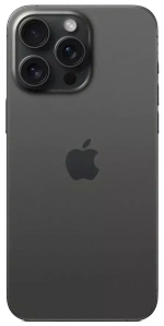 iPhone 15 Pro 256 ГБ, Dual: nano SIM + eSIM, чёрный титан