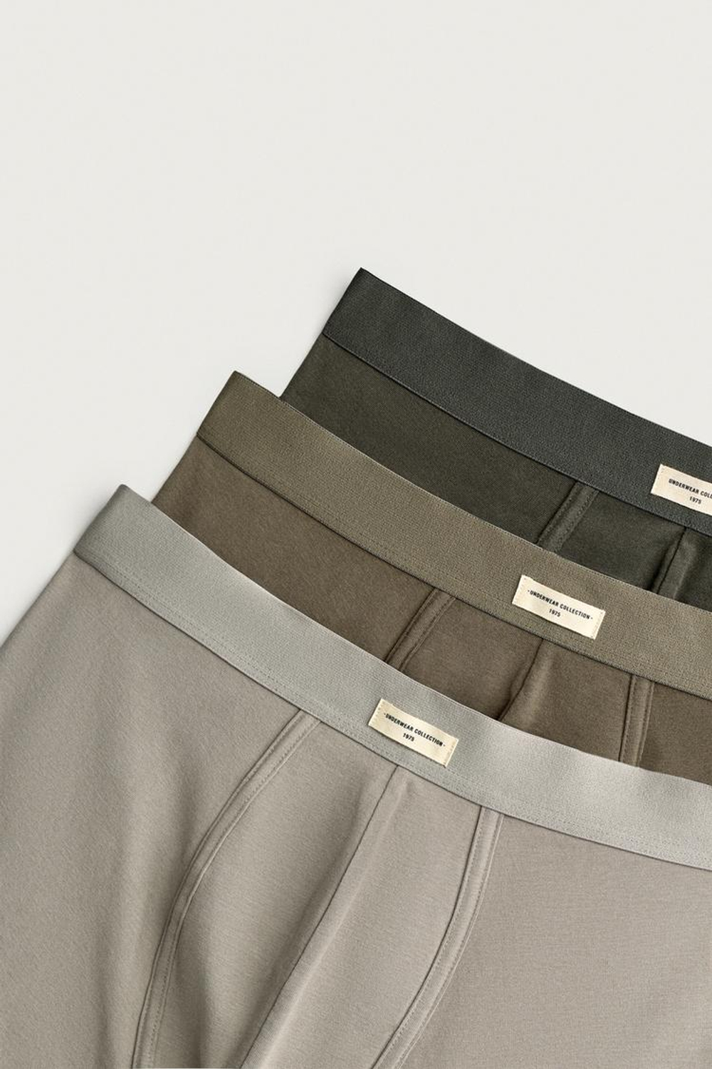 ZARA НАБОР ИЗ ТРЕХ ТРУСОВ-БОКСЕРОВ SOFT, РАЗНОЦВЕТНЫЙ