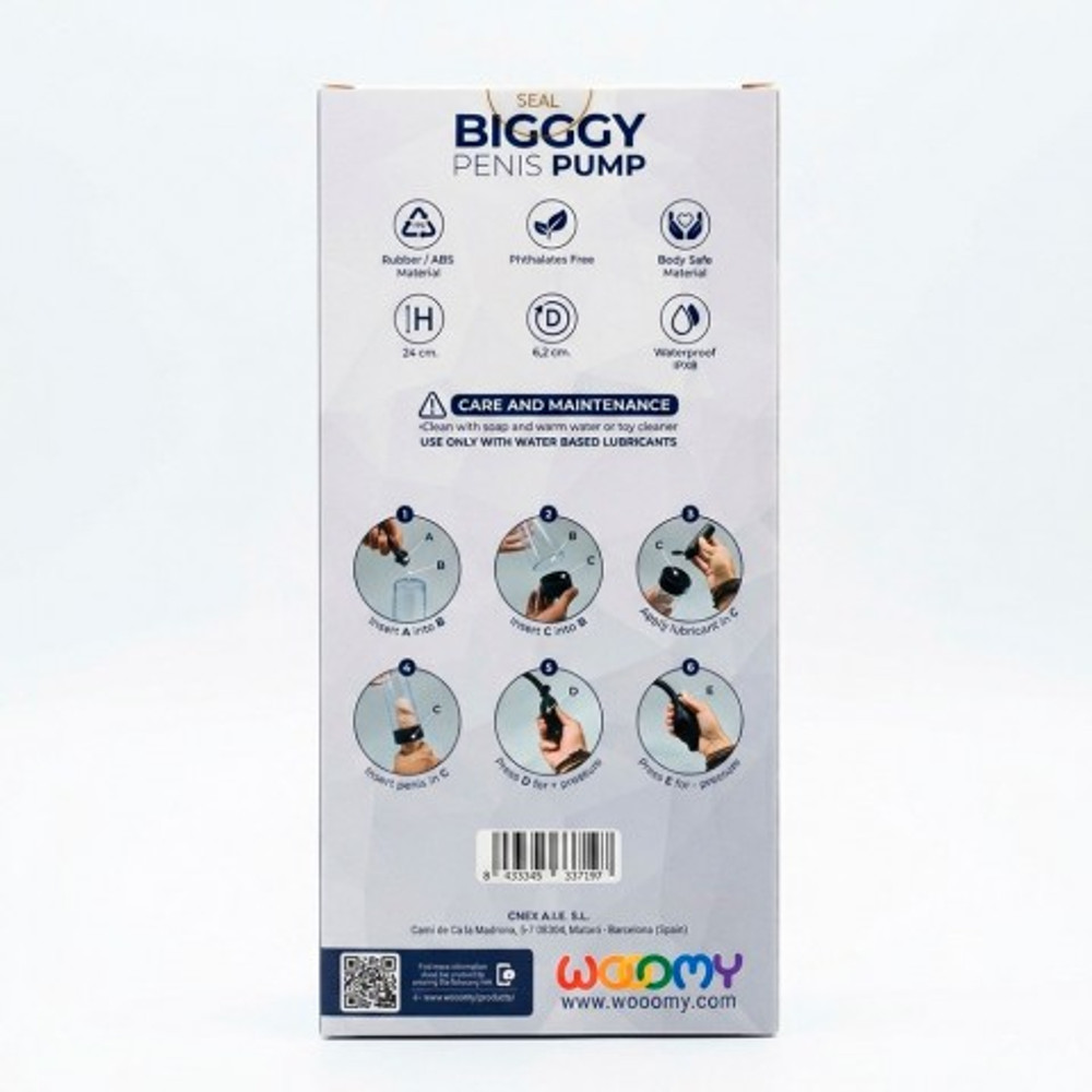 Вакуумная помпа Wooomy Bigggy Black