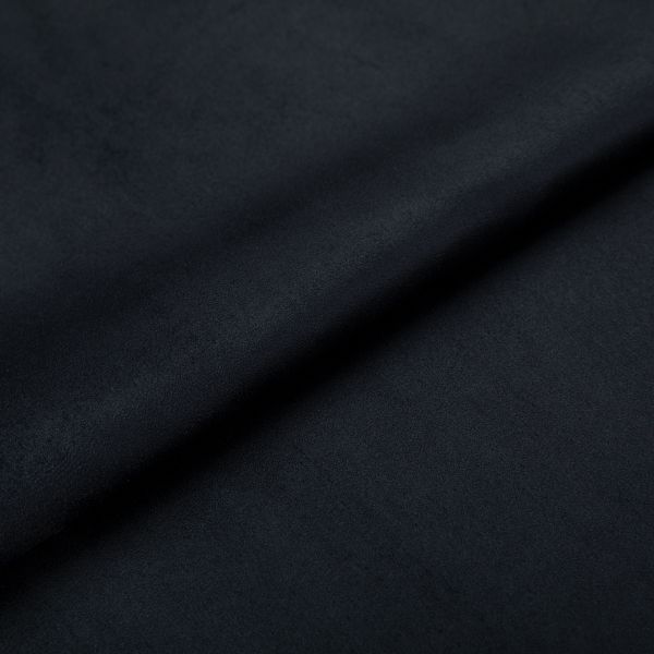 Замша искусственная отрез 35х50 см, 175±5 г/м², 19-4004 black (черный), Peppy Woven Suede