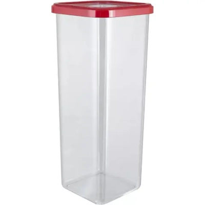 Cubbo банка для сыпучих продуктов 2,2л (красный)