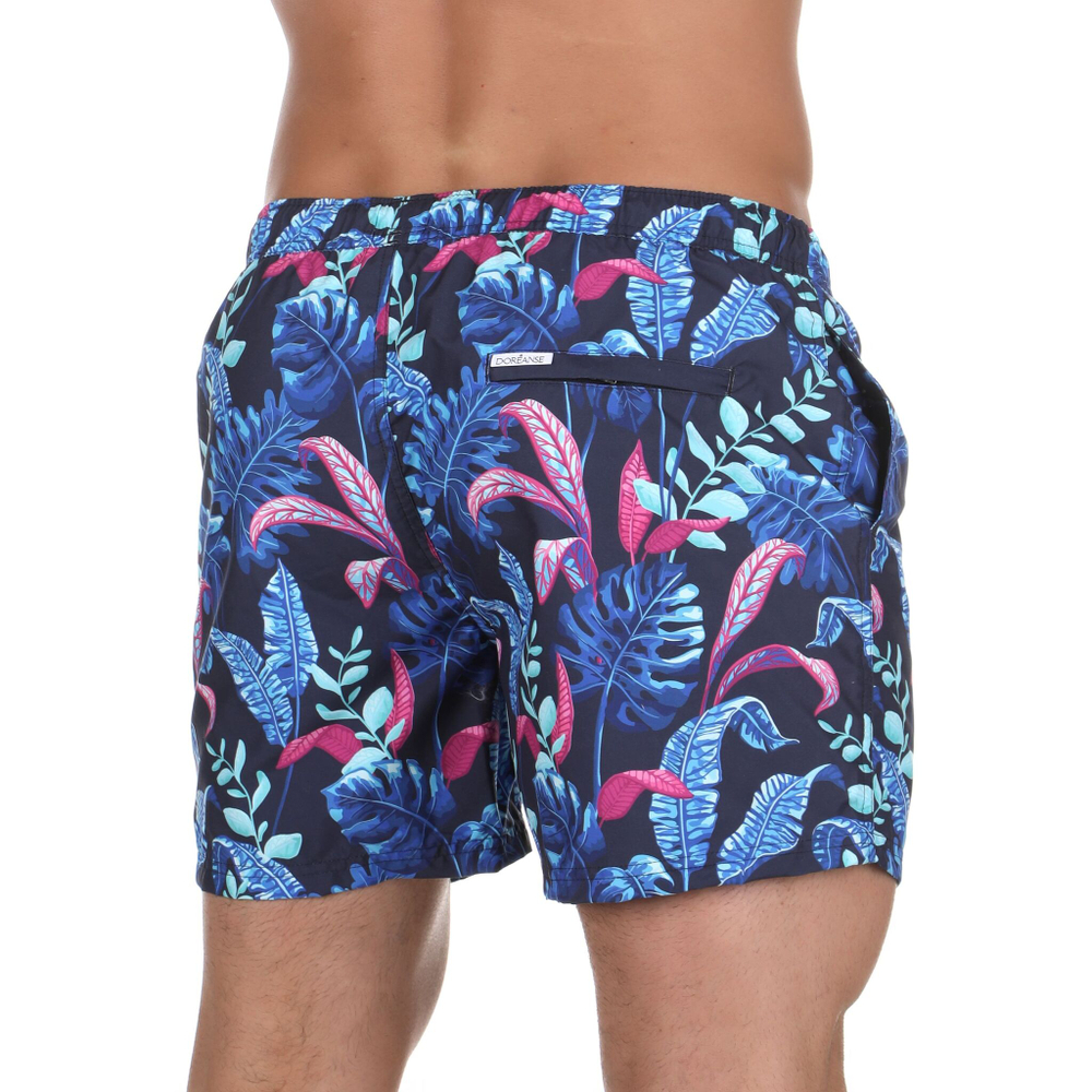 Мужские шорты для плавания Doreanse Neon Tropical (Размер: XL) (Цвет: темно-синий)