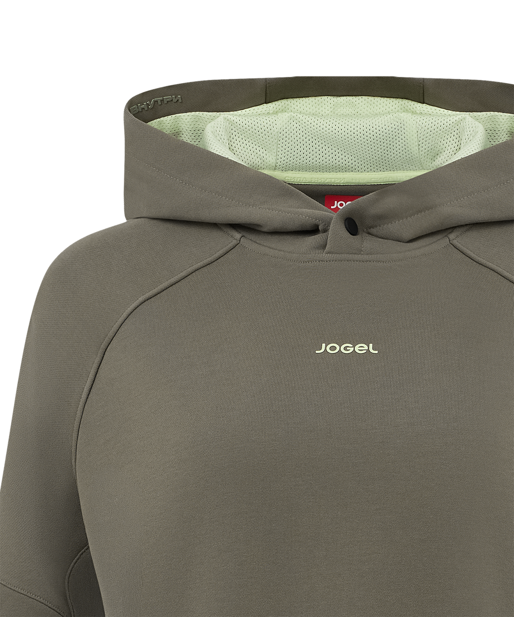 Худи JOGEL Power Inside Hoodie W Relaxed Fit, шоколадный