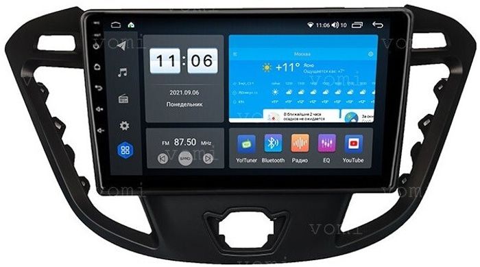 Магнитола для Ford Transit Custom 2012+ - AK518R9-MTK-LTE Android 10, SIM-слот
