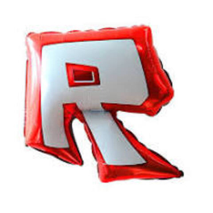 Фигура 22" буква R роблокс К