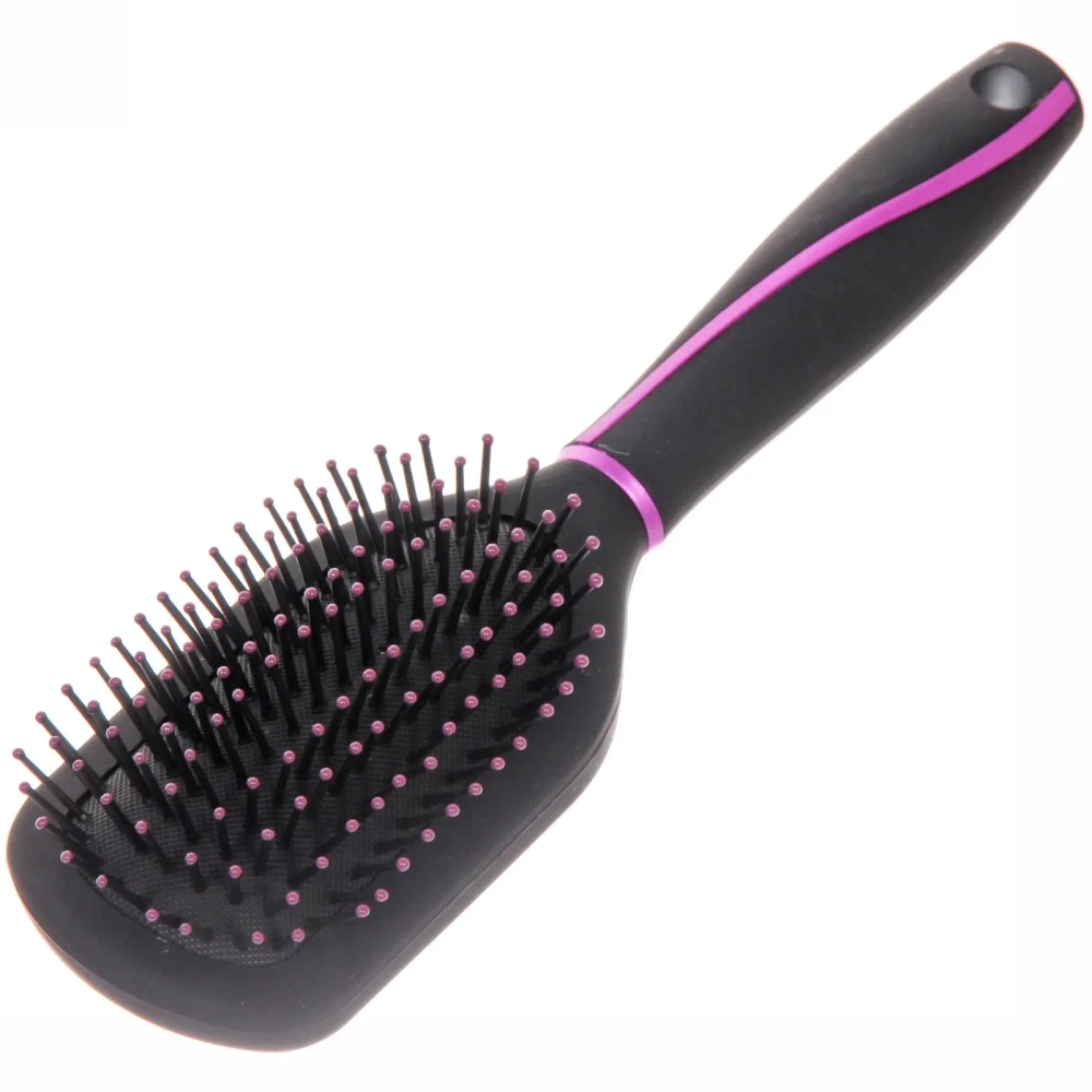 Расческа массажная «Toma Beauty», трапеция, матовое покрытие, микс 4 цвета, 24см.
