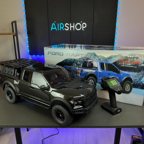 Traction Hobby KM 4WD 1:8 Ford F150 Raptor бесколлекторный (Черный)