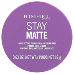 Rimmel London, Stay Matte, рассыпчатая пудра, оттенок 001 прозрачный, 18 г (0,63 унции)