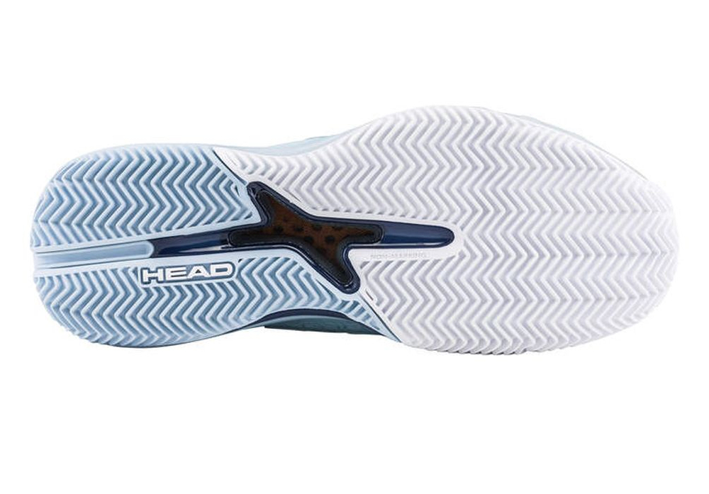 Женские теннисные кроссовки Head Revolt Pro 5.0 Clay - light blue/dark blue