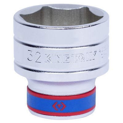 KING TONY (433532M) Головка торцевая стандартная шестигранная 1/2", 32 мм