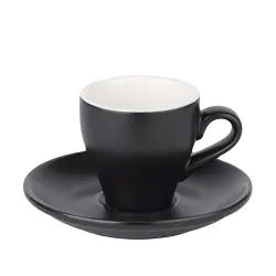 Кофейная пара 100 мл черная матовая d 6,4 см h6,2 см Barista (Бариста) P.L. Proff Cuisine [6]