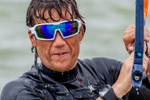 Спортивные очки с диоптриями OCEAN Chameleon Matt White / Revo Blue Polarized lenses