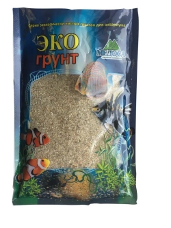 Грунт для аквариума кварцевый Куба-1 0,8-1,4мм, 3,5кг