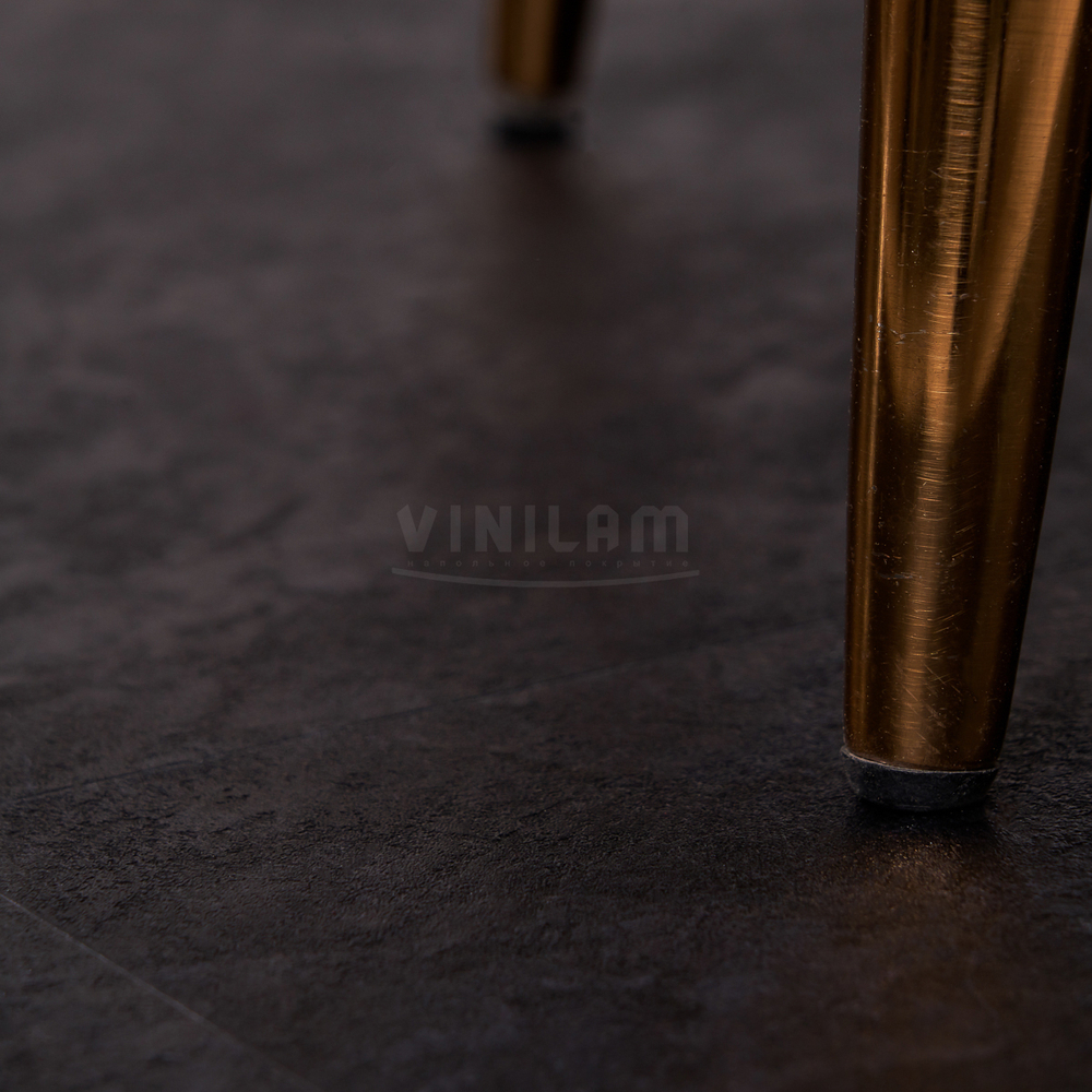 Виниловый ламинат Vinilam Ceramo 61607 Сланцевый черный