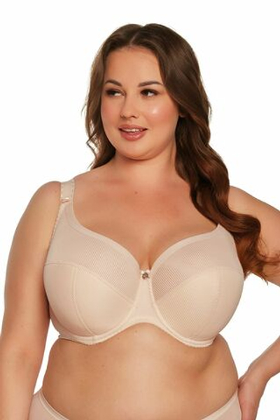 Бюстгальтер Sonia с чашками +size на тонком поролоне (Размер: 75L) (Цвет: телесный)
