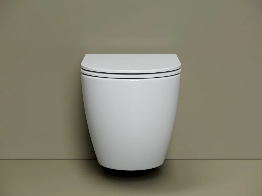 Унитаз подвесной Ceramicanova Амато (Amato) CN4013T торнадо, с сиденьем микролифт, белый