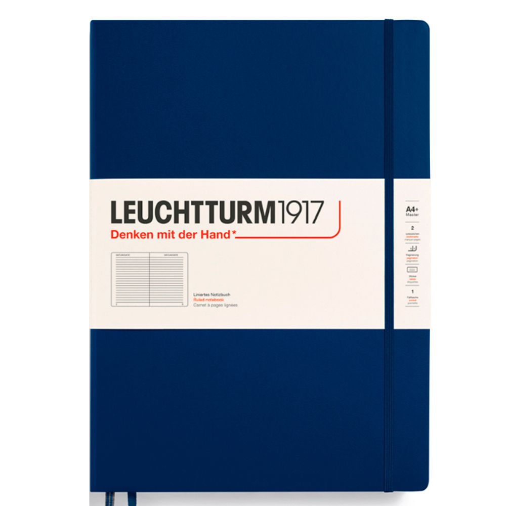 Блокнот Leuchtturm1917 Notebook Classic Master А4+ нелинованный с твердой обложкой (359870)