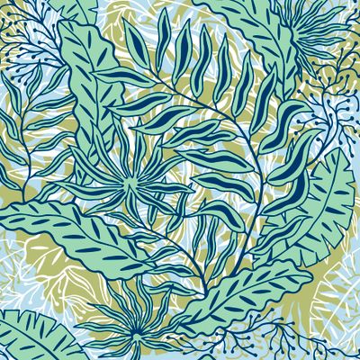 Seamless tropical pattern.