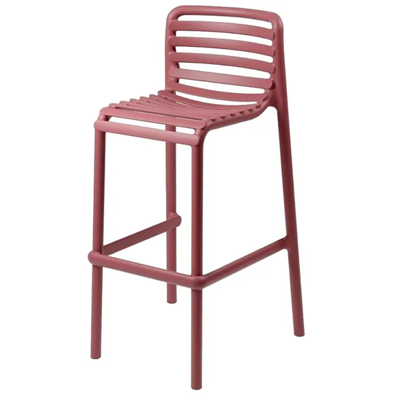 Барный стул Doga Stool 75 см, марсала