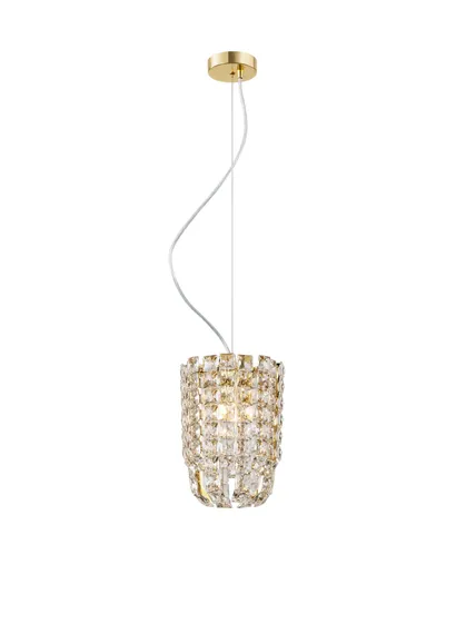Светильник подвесной NewRgy NW082-ф200*H300(1200) H GOLD, 2×40 Вт, золотой