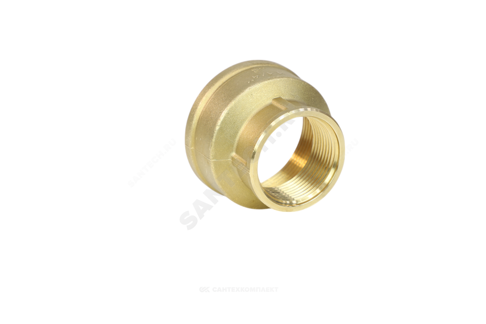 Муфта латунь переходная Ду 40х32 (1 1/2"х1 1/4") ВР/ВР LD LD.65.516.40х32