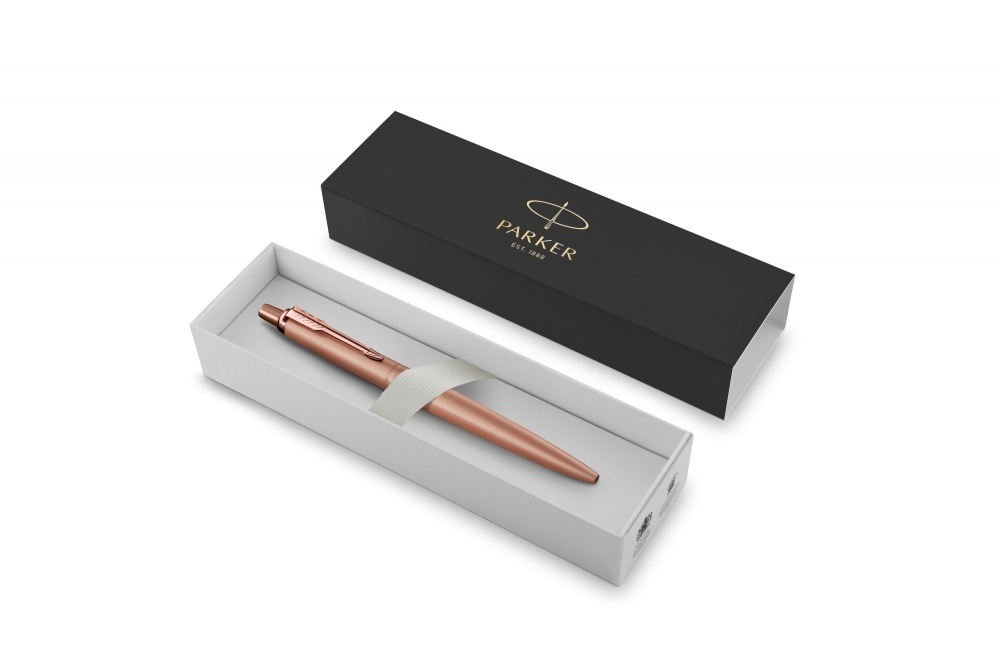 Подарочный набор: Jotter XL SE20 Monochrome в подарочной упаковке, цвет: Pink Gold, стержень Mblue и Ежедневник коричневый недатированный
