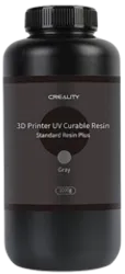 Фотография — Фотополимер Creality Standard Rigid LCD UV Resin, Серый, 1 л.