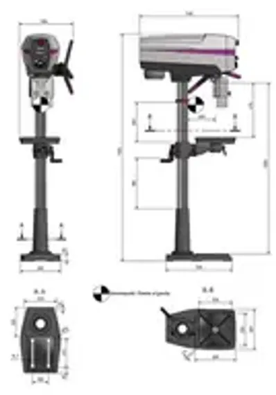 Тиски сверлильные Optimum BMP 160