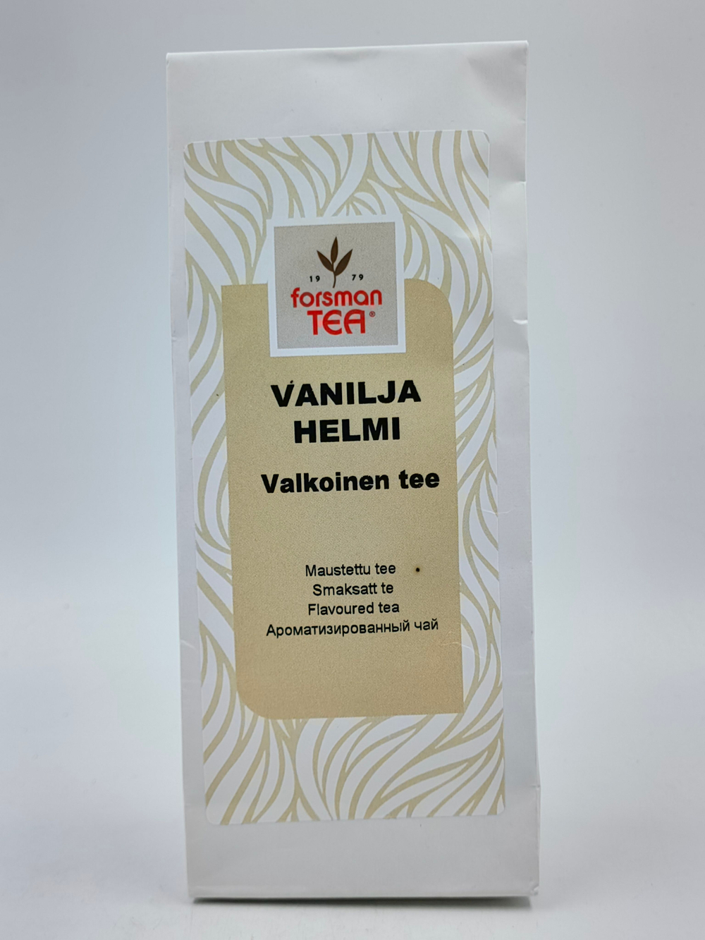 Чай белый FORSMAN TEA Valkoinen Helmi Vanilja "Белый жемчуг" с ванилью 60 г (из Финляндии)