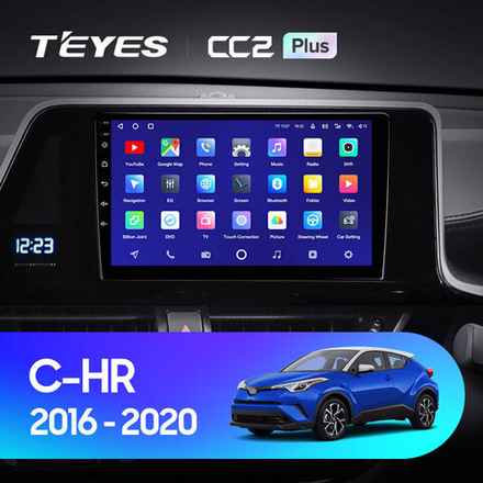 Teyes CC2 Plus 9" для Toyota C-HR 2016-2020 (прав)