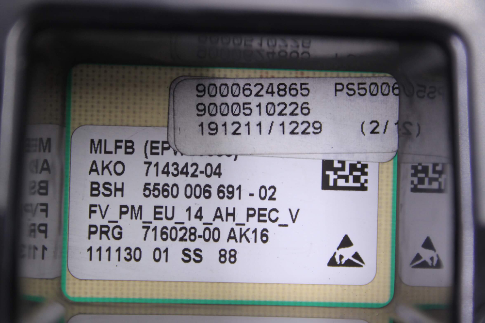 Модуль управления стиральной машины Siemens IQ300 (9000624865)