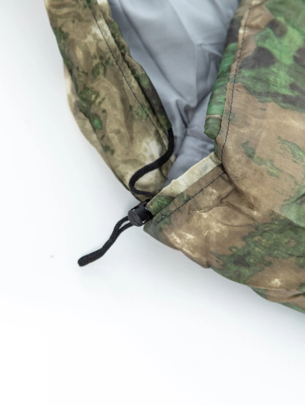 Спальный мешок TRAVELLER camo (КМФ) L-zip от-12(с подголовником 230х90см)INDI