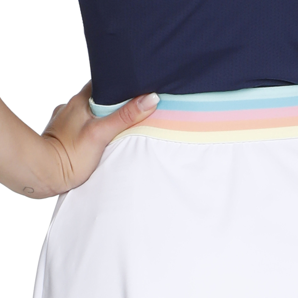 Женская теннисное платье Quiet Please Rainbow Champions Dress Women - White, Blue