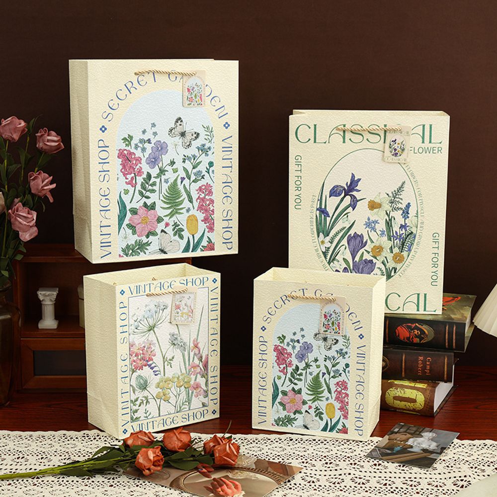 Подарочный пакет "Floral", 26 х 33 см