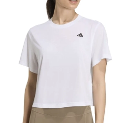 Женская теннисная футболка Adidas Power Essentials Big Graphic - white
