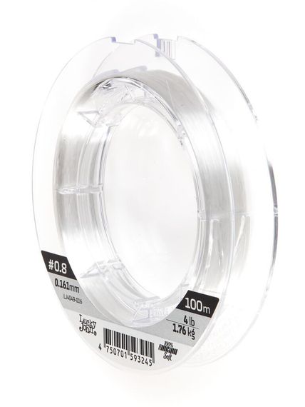 Леска монофильная Lucky John FLUOROCARBON Soft 100 м, 0,16 мм