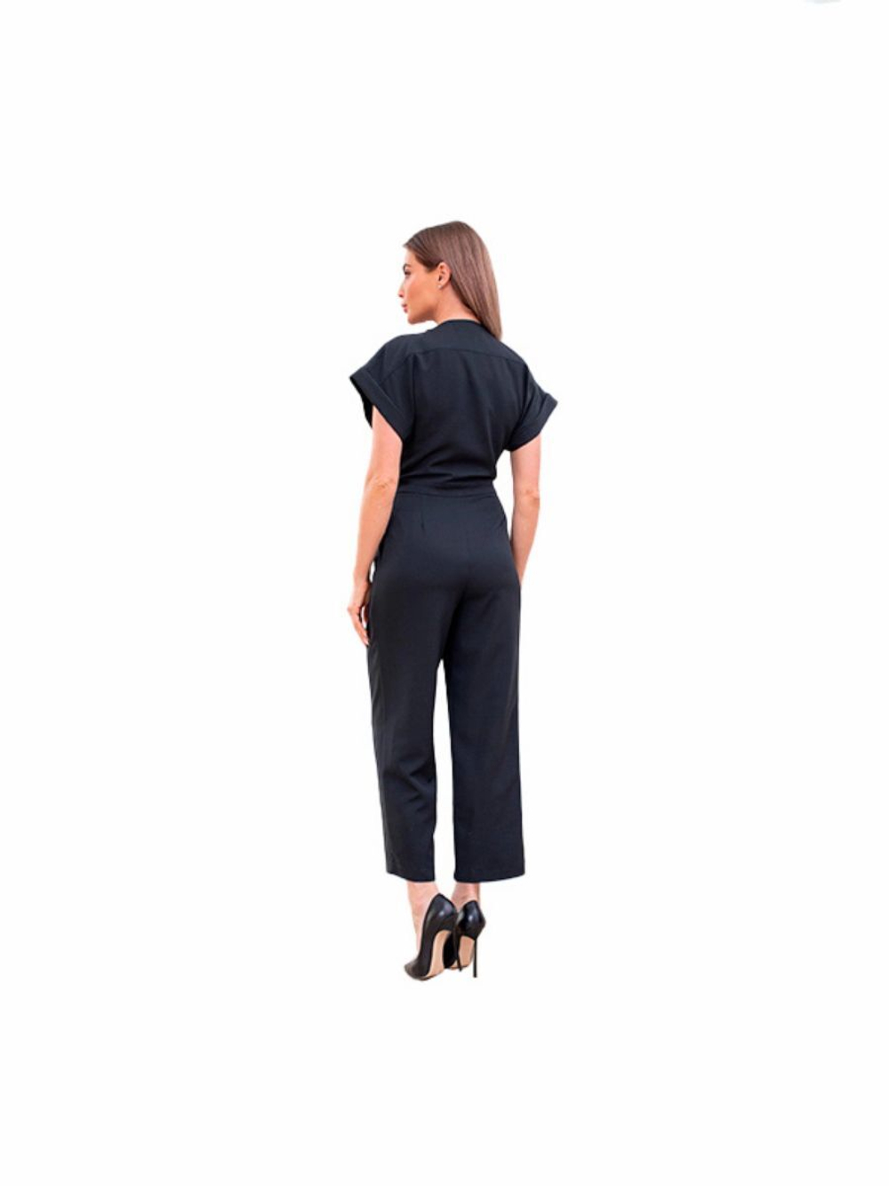 Комбинезон медицинский женский Dr. Nice DRN277 Beauty, черный, 46-48