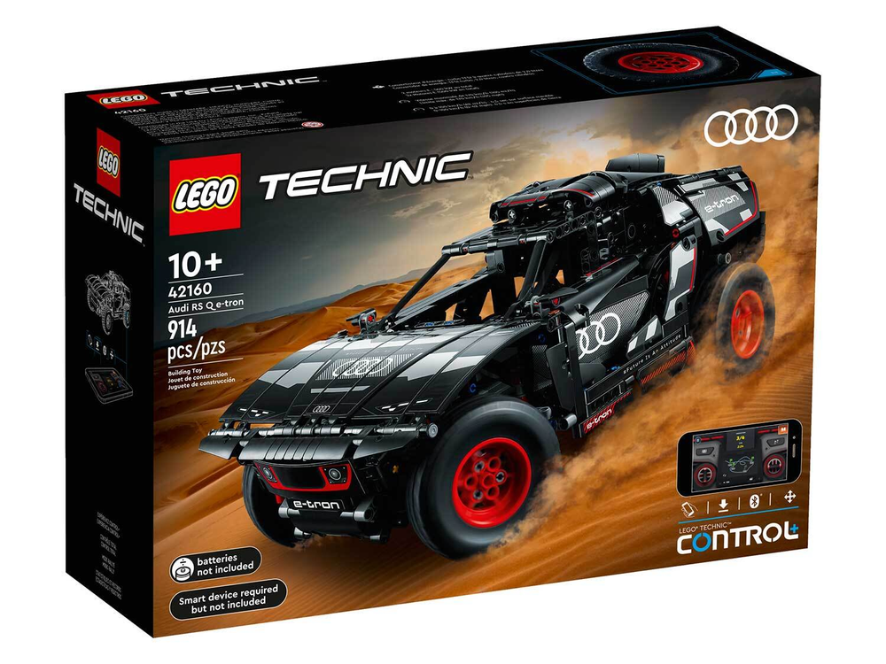 Конструктор Лего Техник Audi RS Q e-tron | LEGO Technic Audi RS Q e-tron коллекционный набор, 42160, 914 деталей (10+)