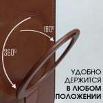 Business style чехол из кожи для SAMSUNG GALAXY S24 ULTRA с кольцом-подставкой и бархатной подкладкой