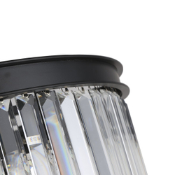 Люстра Odeon 6 black/clear