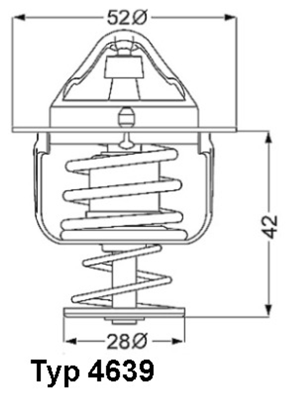WAHLER - 463982D-WAH - Termostat, rashladna tecnost