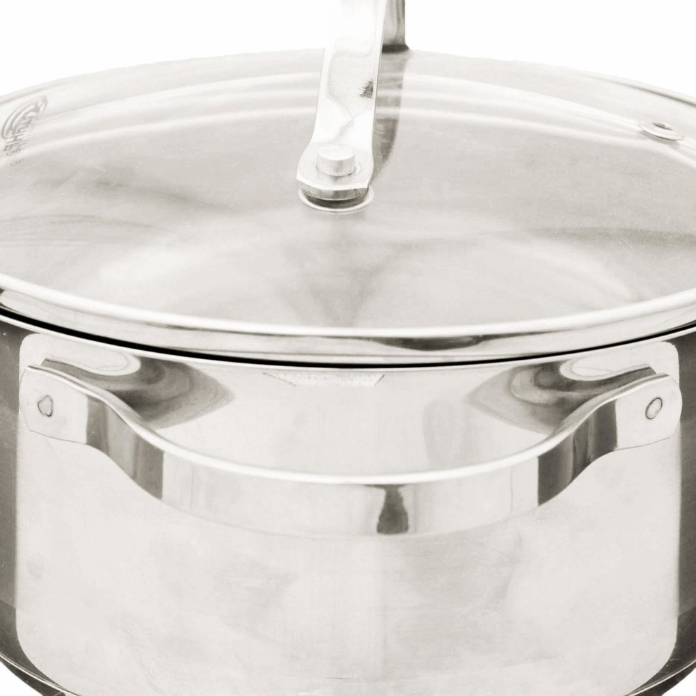 Кастрюля нерж, 1.6 л, с крыш, Катунь, Медея, КТ-АР-011-16, индукц