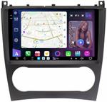 Магнитола для Mercedes-Benz C W203 2004-2007 - FarCar S500-TS20 монитор 9.5" 2K QLED на Android 14, Быстрейшая, CarPlay, 4G SIM-слот
