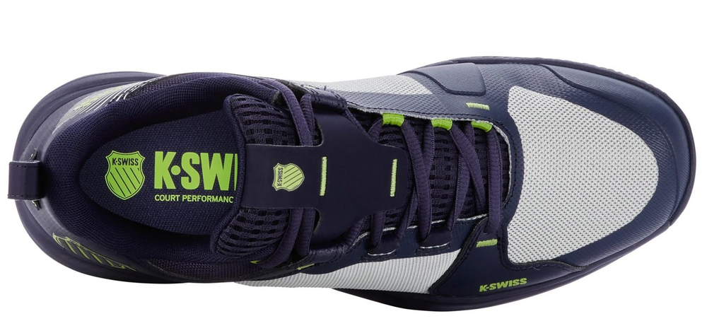 Мужские теннисные кроссовки K-Swiss Ultrashot Team - peacoat/gray violet/lime green