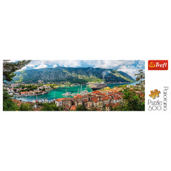 Puzzle "500 Panorama" - Kotor, Montenegro / 500 px
