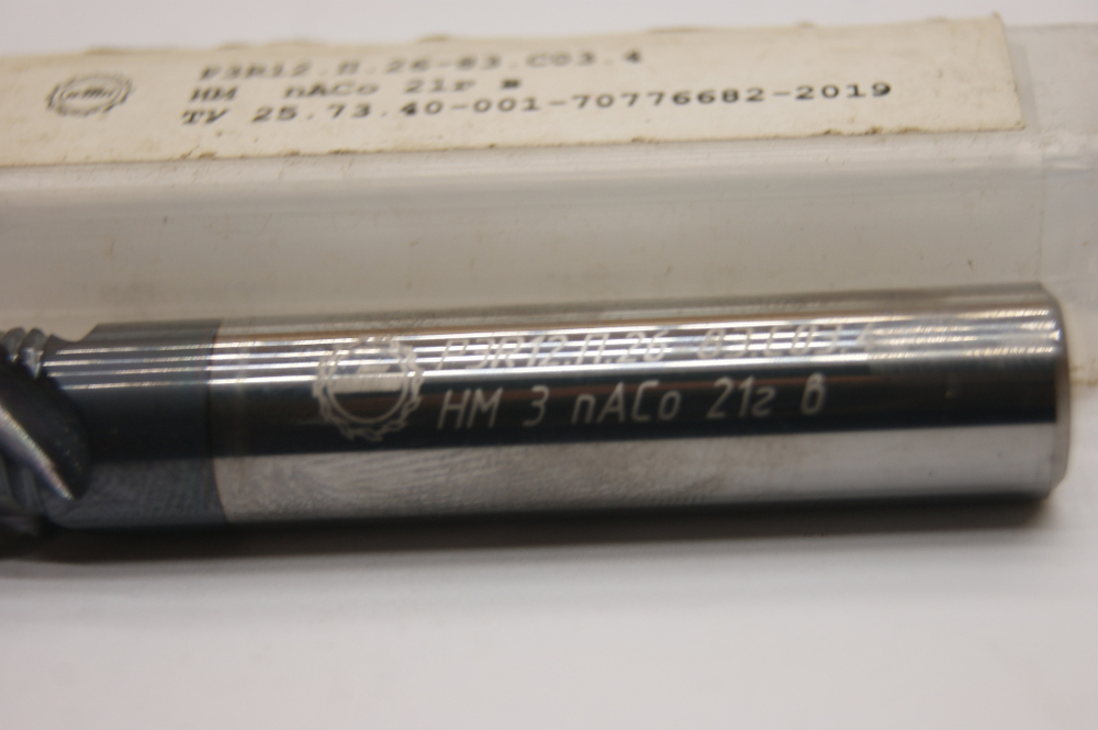 Фреза твердосплавная обдирочная P3R12.П.26-83.C03.4 HM nACo (12х26х83) ТУЛАМАШ z-4